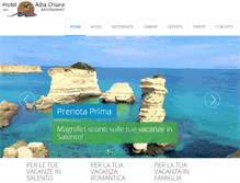 Tablet Screenshot of hotelalbachiara.eu